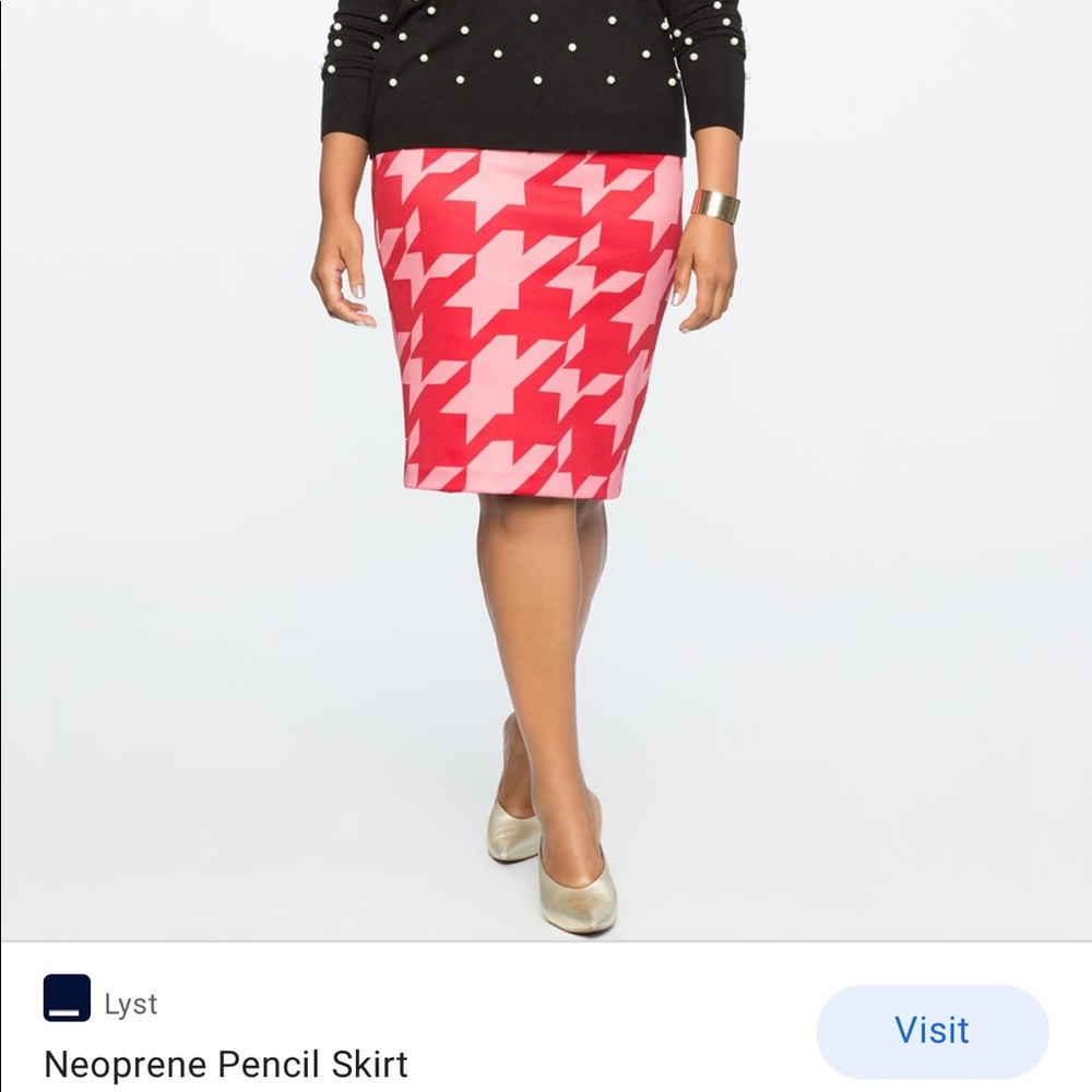 Eloquii Neoprene Midi Skirt-NWOT